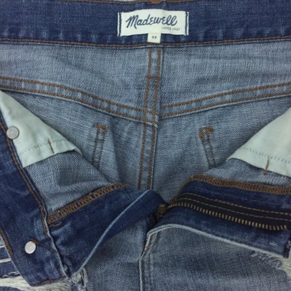 Madewell Denim Boyshorts Rip & Repair Edition - Picture 4 of 8